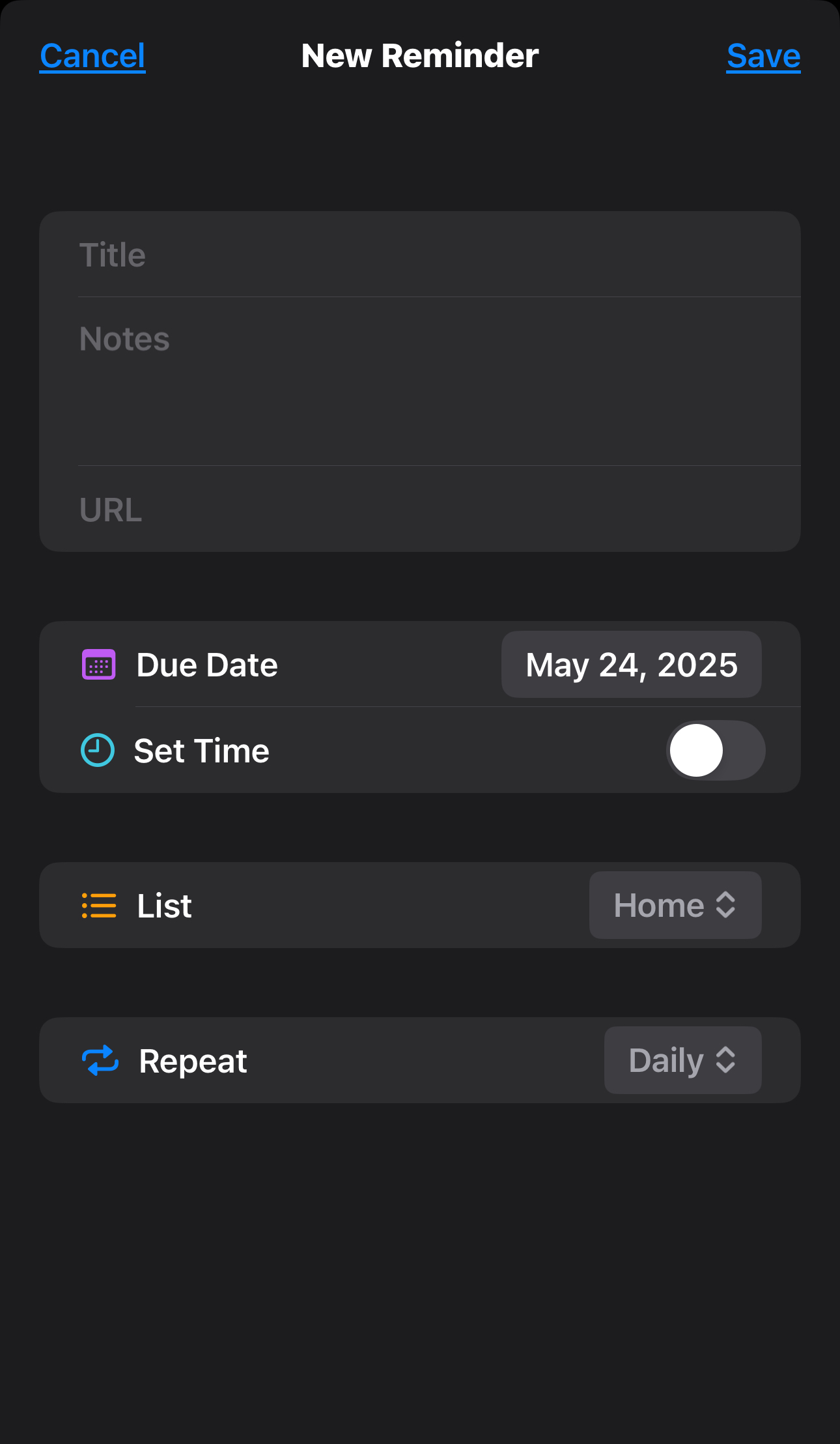 DaySync Reminder Preview