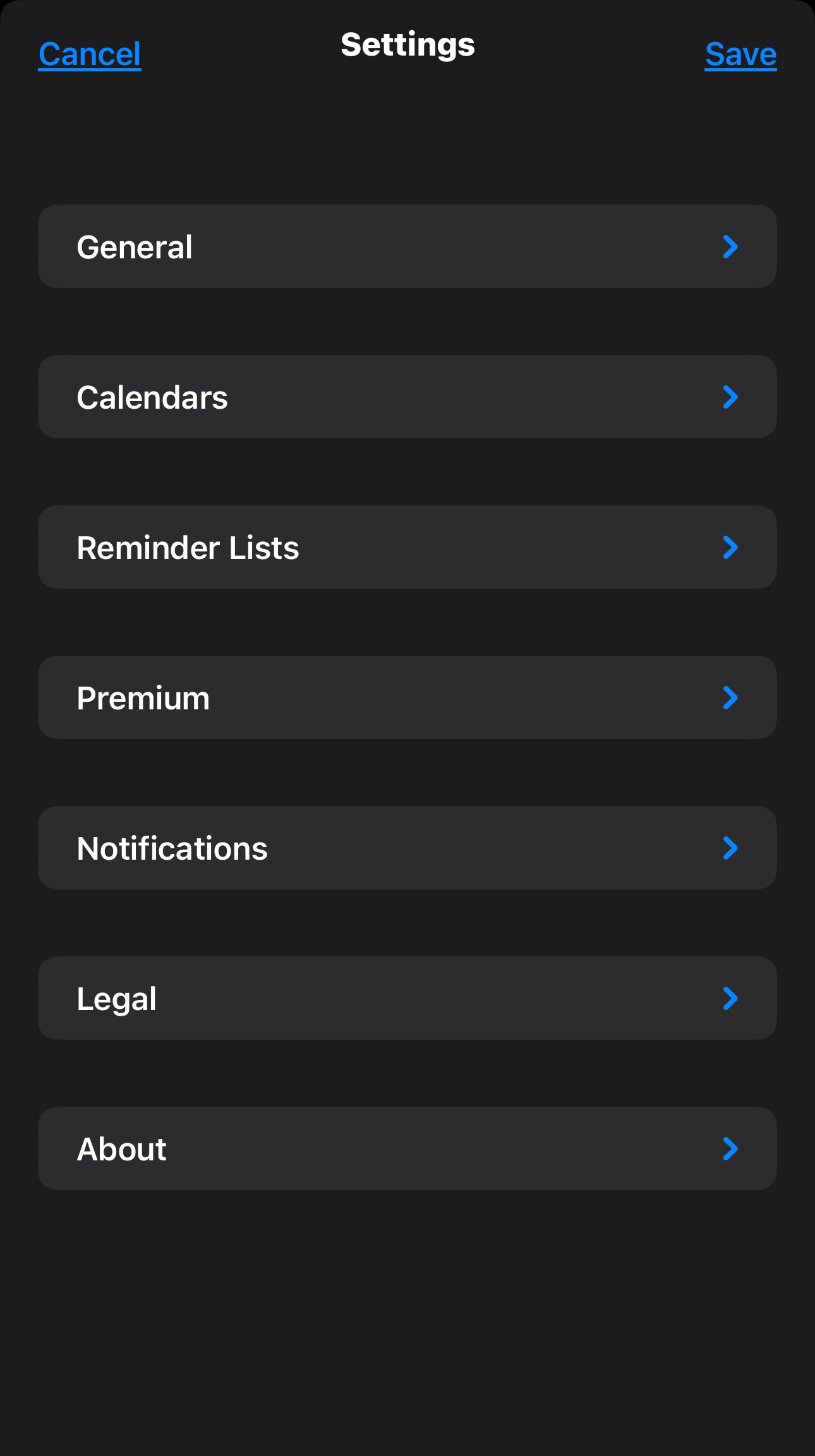 DaySync Settings Preview